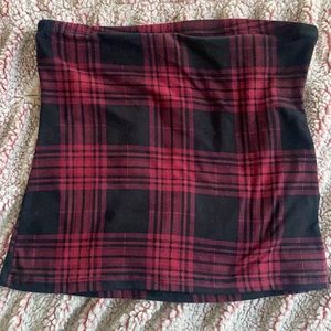 Plaid Crop top